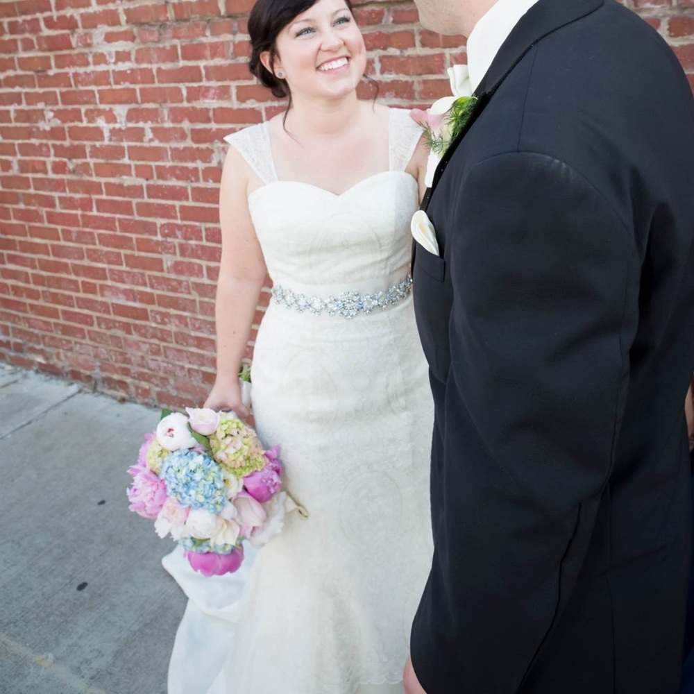 Olia Zavozina Custom Silk & Lace Mermaid Dress